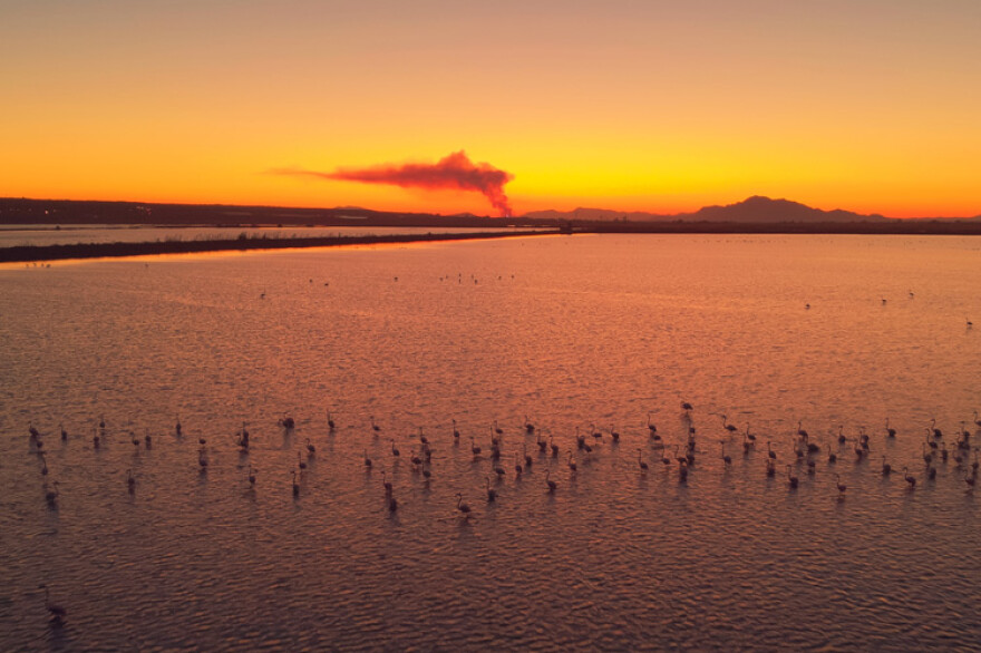 Salta sjöar i Santa Pola